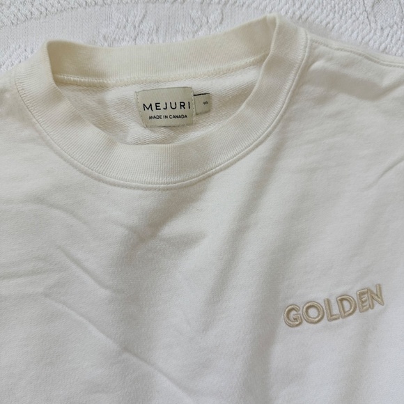Mejuri ‘Golden’ Embroidered Crewneck - Picture 4 of 5